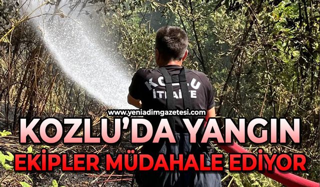 Kozlu’da yangın: Ekipler müdahale ediyor