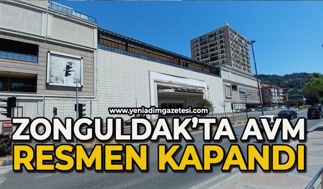 Zonguldak'ta AVM resmen kapandı