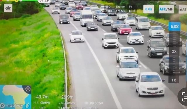 140 araç trafikten men edildi