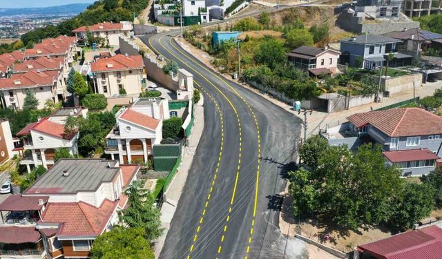 Bin 500 ton aşınma asfaltı serildi