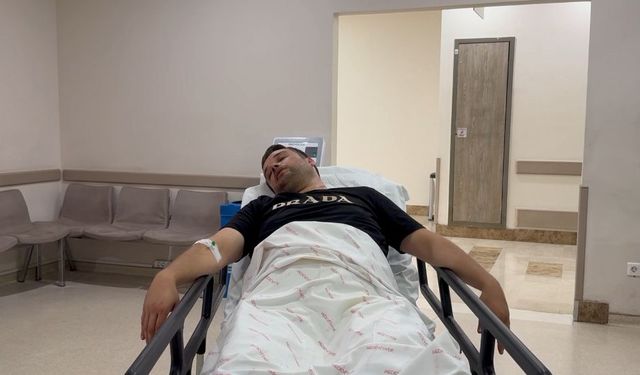 Cenazede darbedilip hastanelik oldu