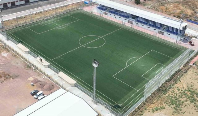 FIFA onaylı yeni spor tesisinde sona yaklaşıldı