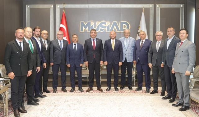 MÜSİAD Genel Başkanı Burhan Özdemir’e teşekkür ettiler