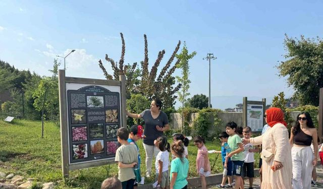 Öğrenciler botanik bahçesinde doğayla buluştu