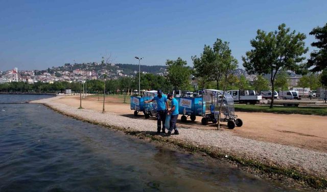 Sahillerden 7 ton atık toplandı