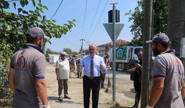 Temiz şehir Düzce kampanyası 15. mahallede