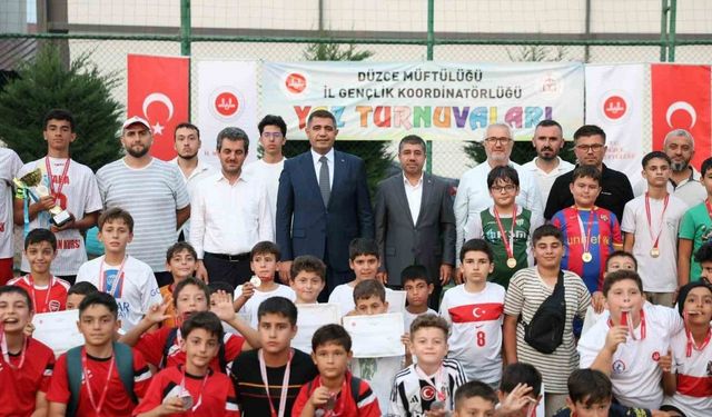 Yaz Kur’an Kursları futbol turnuvası sona erdi