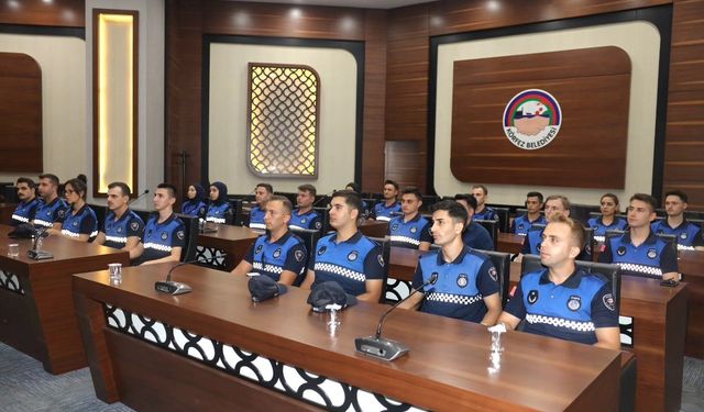 Yeni zabıtalar göreve başladı