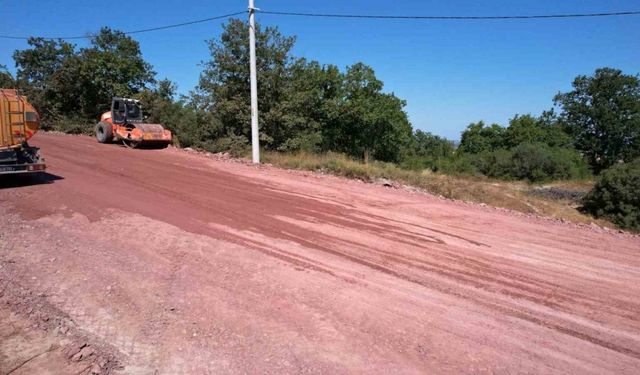 Yol yenilenerek ulaşıma açıldı