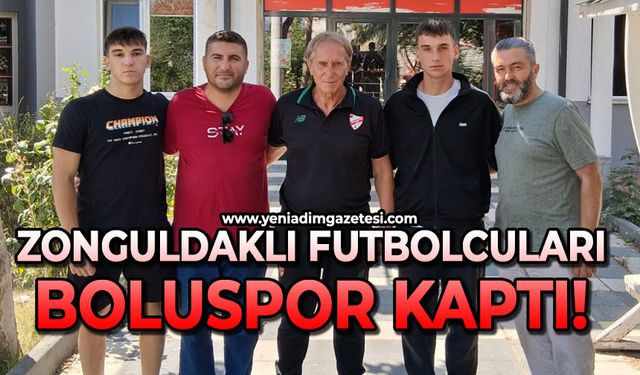 Zonguldaklı futbolcuları Boluspor kaptı!