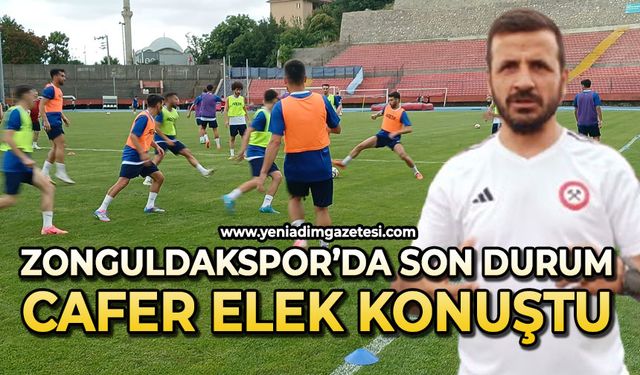 Zonguldakspor'da son durum: Cafer Elek konuştu