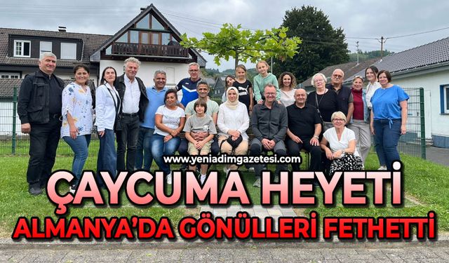 Çaycuma heyeti Almanya'da gönülleri fethetti