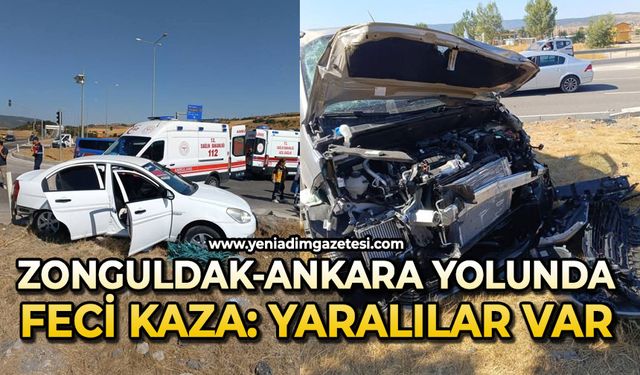 Ankara-Zonguldak yolunda feci kaza: Yaralılar var