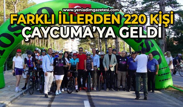 Farklı illerden 220 kişi Çaycuma'ya geldi