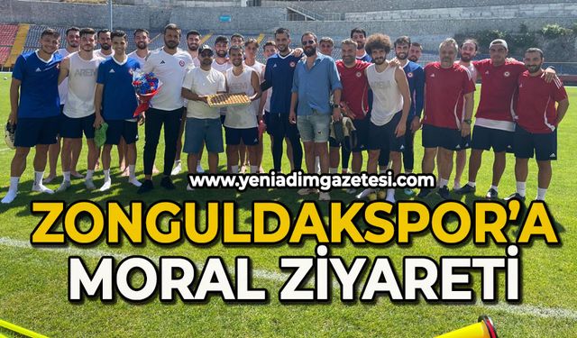 Zonguldakspor’a moral ziyareti
