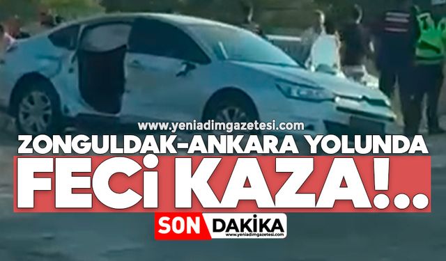 Zonguldak-Ankara yolunda feci kaza