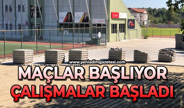Maçlar başlıyor: Stadyumda son hazırlıklar yapılıyor
