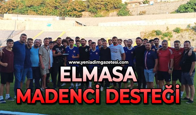 Elmas’a madenci desteği