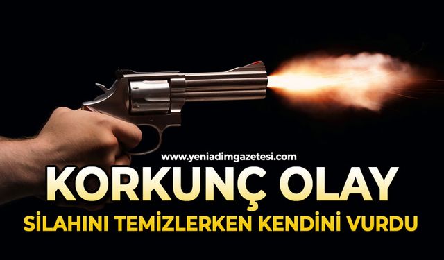 Korkunç olay: Silahını temizlerken kendini vurdu