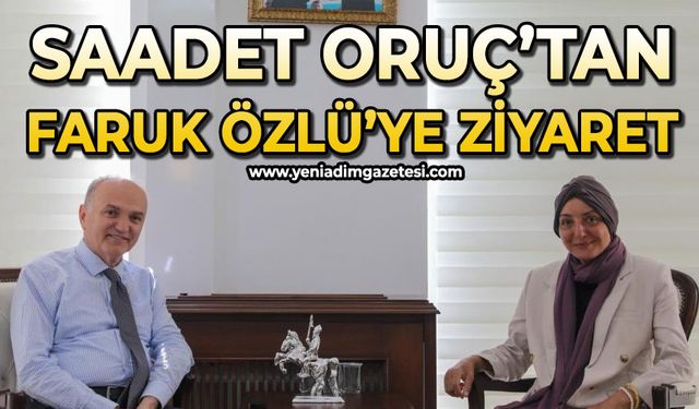 Cumhurbaşkanı Başdanışmanı Oruç’tan, Başkan Özlü’ye ziyaret