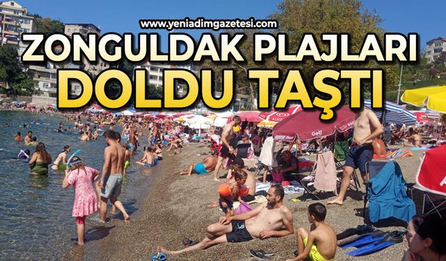 Zonguldak plajları doldu taştı