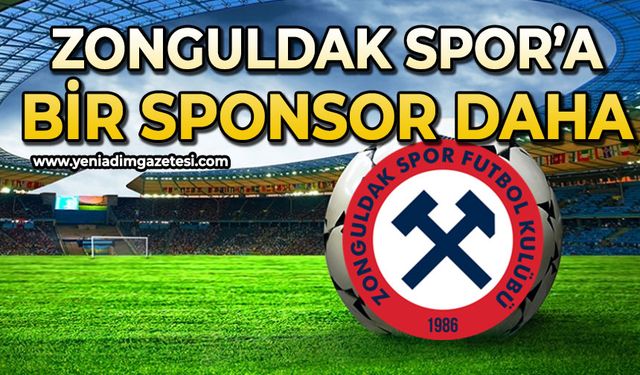 Zonguldakspor’a bir sponsor daha