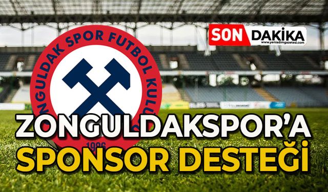 Zonguldakspor’a sponsor desteği