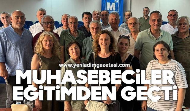 Muhasebeciler eğitimden geçti