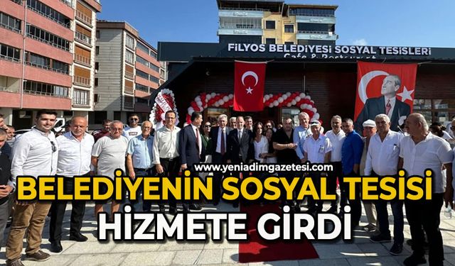 Belediyenin Sosyal Tesisleri hizmete açıldı