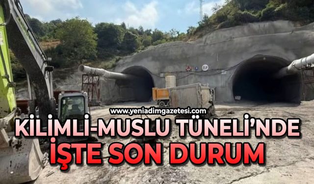 Kilimli-Muslu tünelinde son durum