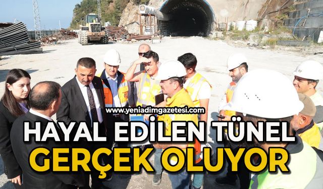 Hayal edilen tünel gerçek oluyor