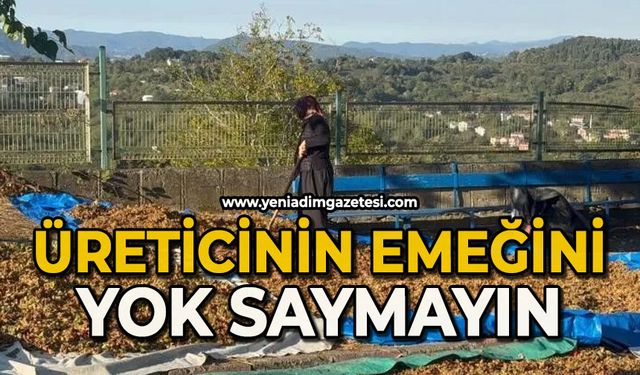 Türkoğlu, "Üreticinin emeğini yok saymayın"