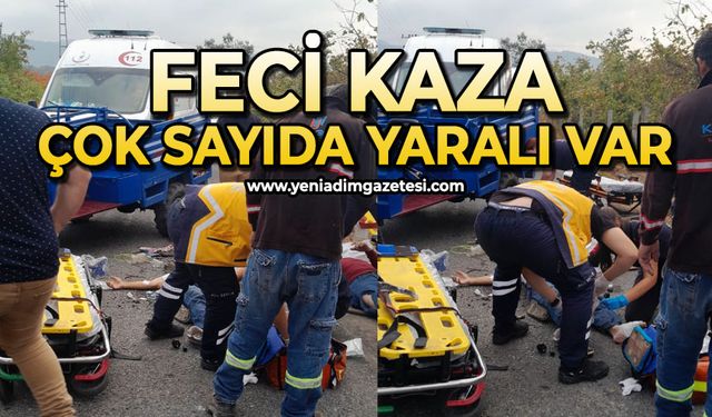Feci kaza: Çok sayıda yaralı var