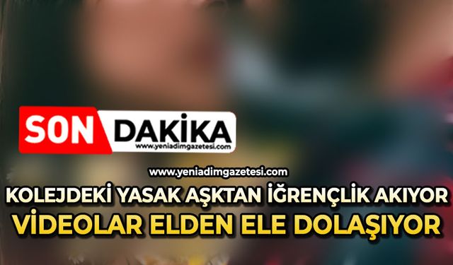 Kolejdeki yasak aşktan iğrençlik akıyor: Videolar elden ele dolaşıyor