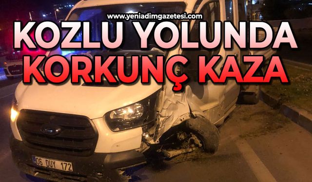 Kozlu yolunda korkunç kaza