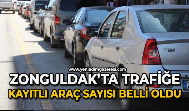 Zonguldak’ta trafiğe kayıtlı araç sayısı 203 bini aştı
