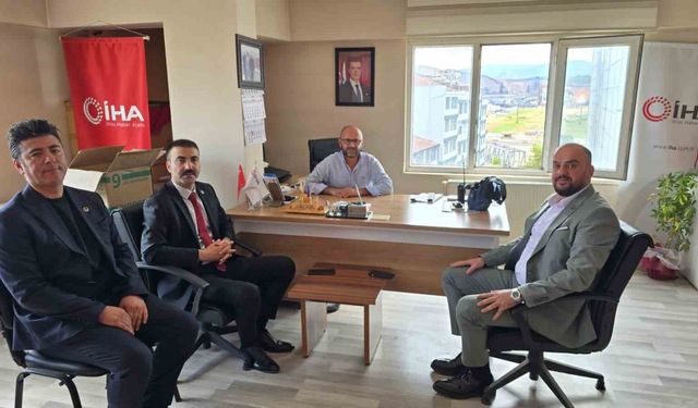 BBP Karabük İl Başkanı Murat Kesgin’den İHA’ya ziyaret