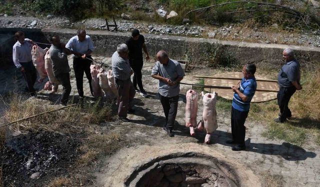 'Kuyu kebabı" geleneği asırlardır yaşatılıyor
