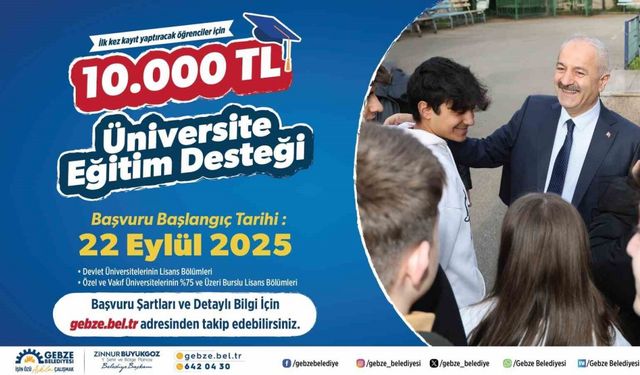 Üniversite eğitim desteği 10 bin TL’ye çıkarıldı
