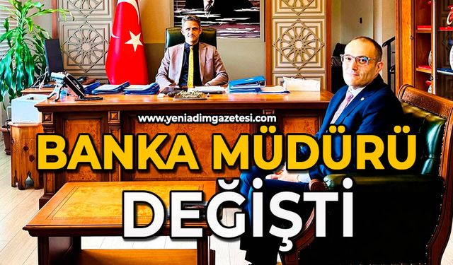 Banka müdürü  değişti