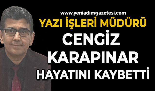 Kaymakamlık yasta: Yazı İşleri Müdürü hayatını kaybetti