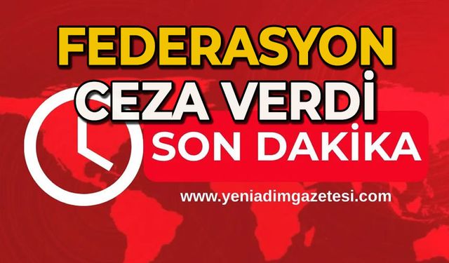 Federasyon ceza verdi