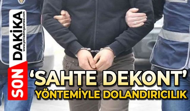 "Sahte dekont" yöntemiyle dolandırıcılık: 1 tutuklama