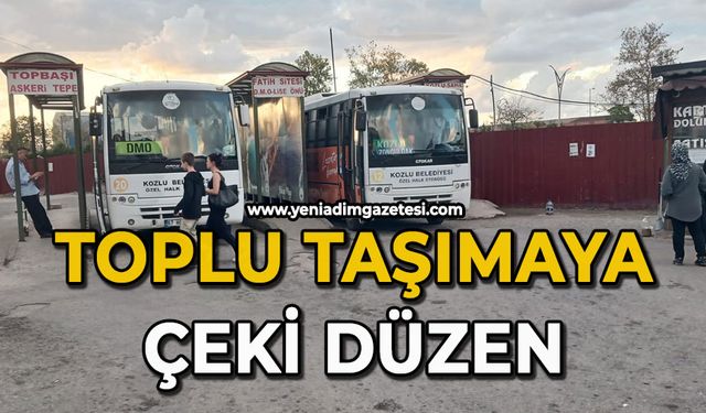 Toplu taşımaya çeki düzen