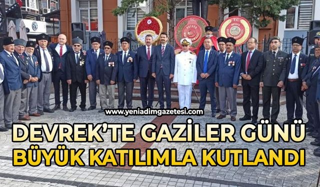 Devrek’te Gaziler Günü büyük bir katılıma kutlandı