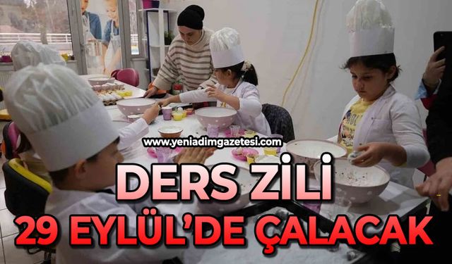 Ders zili 29 Eylül’de çalacak