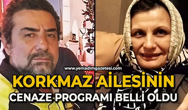 Feci kazada ölen Korkmaz ailesinin cenaze programı belli oldu