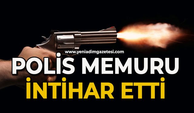 Polis memuru kendini vurdu