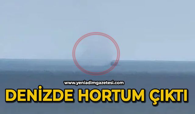 Denizde hortum çıktı