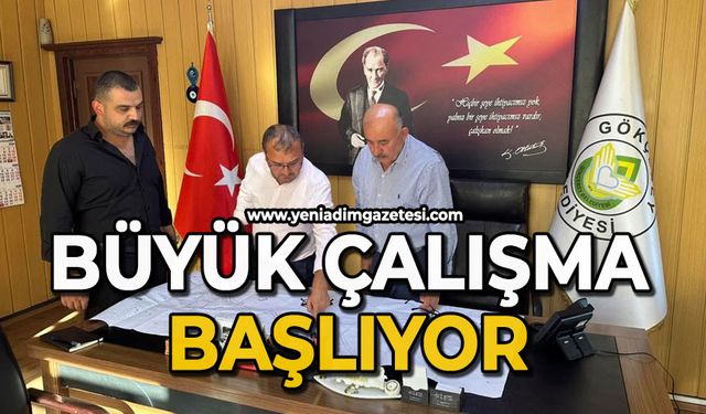 Büyük çalışma başlıyor